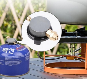 Ironkey מחנה תנור בורג המרה מתאם butane צילינדר גז מיכל טעינה שסתום - Product Image 4