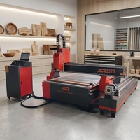 Máquina de grabado CNC robusta para carpintería a precio de fábrica, mesa de aluminio con ranura en T individual para carpintería arquitectónica, operación estable