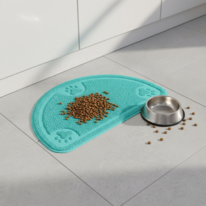 แผ่นรองทรายแมวและสุนัขแบบนุ่มทันสมัย ผลิตจาก PVC ปลอดสารพทาเลตและ BPA เป็นมิตรต่อสิ่งแวดล้อม ใช้ได้ทั้งฤดูร้อนและฤดูหนาว ทนทาน กันลื่น ทำความสะอาดพื้นได้ง่าย - Product Image 3