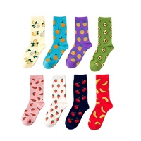 Vente chaude Imprimer Femme Chaussettes Conception Personnalisée Femmes Chaussette Chaussettes Décoratives pour Dames