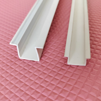 Profilé en U en PVC extrudé pour câbles électriques, durable, écologique, pour usage industriel et en supermarché, personnalisable
