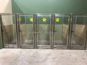 Premium Cam Kapılı Köpek Kulübesi - Günlük Bakım İçin Güvenli ve Verimli Lüks Evcil Hayvan Kulübesi - Product Image 2