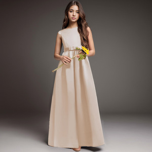 <span class=keywords><strong>Robe</strong></span> de <span class=keywords><strong>demoiselle</strong></span> <span class=keywords><strong>d</strong></span>'<span class=keywords><strong>honneur</strong></span> <span class=keywords><strong>junior</strong></span> élégante sans manches pour adolescentes de 10 à 16 ans, style occidental, 6 couleurs, pour fête <span class=keywords><strong>d</strong></span>'anniversaire - Product Image 2