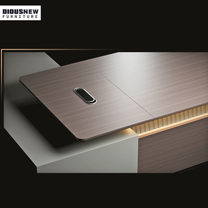 Bureaux d'ordinateur en bois MDF modernes et simples Table de bureau avec tiroir de rangement pour l'employeur patron COE - Product Image 5