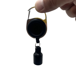 Cổ điển nhựa có thể thu vào nhẹ hơn chủ Keychain với ngọn đuốc chức năng cho quà tặng - Product Image 5