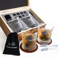 Pierres à whisky refroidissantes en granit, glaçons et pierres refroidissantes réutilisables et pierres à whisky basalte noir personnalisées