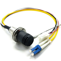 HDTV hybrid fiber cable assembly,3K.93C FXW-2*LC/PC Hybrid Connector Fiber Optic Patch Cord