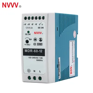 NVVV 60W 24V Catu Daya Pengalih MDR-60-24 Keluaran 60W 24V Catu Daya Sangat Ramping