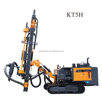 Plate-forme de forage minier Kaishan KT5C ou KT5 intégré 25m Dth Surface Rock Blast Hole avec compresseur d'air pour carrière