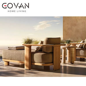 Chaise longue en teck durable pour le confort extérieur Lit de repos stable <span class=keywords><strong>et</strong></span> résistant au soleil pour les hôtels, les parcs <span class=keywords><strong>et</strong></span> les villas - Product Image 5