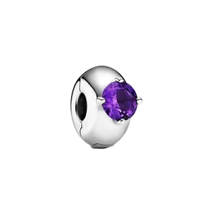 Plata de Ley <span class=keywords><strong>925</strong></span> DIY Lines Logo Charm Colgantes Fabricación de joyas con piedra principal de circón para regalo - Product Image 5