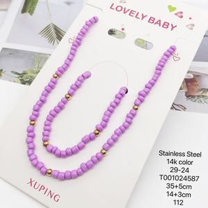 ชุดเครื่องประดับ XUPING <span class=keywords><strong>สร้อย</strong></span>คอ/<span class=keywords><strong>สร้อย</strong></span>ข้อมือรูปดอกไม้น่ารัก ชุบทองบน<span class=keywords><strong>ส</strong></span><span class=keywords><strong>แตน</strong></span><span class=keywords><strong>เล</strong></span><span class=keywords><strong>ส</strong></span> ประดับมุกเทียม <span class=keywords><strong>ส</strong></span>ำหรับเด็ก - Product Image 6