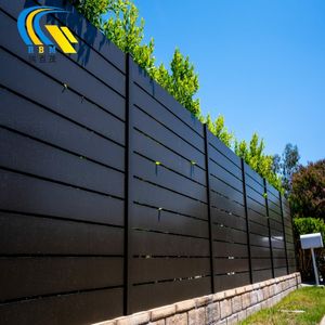 Barandilla de aleación de aluminio <span class=keywords><strong>antigua</strong></span> de arte chino personalizado Villa patio valla balcón barandilla madera esgrima enrejado puertas - Product Image 5