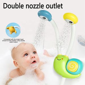ฝักบัวอาบน้ำลายการ์ตูน<span class=keywords><strong>ท</strong></span>รงหอยทากสำหรับเด็ก,ก๊อกอ่างอาบน้ำของเล่นสำหรับเด็กทารกหัวฉีดน้ำสองชั้น - Product Image 4