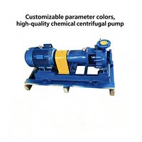 Pompe centrifuge 2,2 kW avec revêtement fluoré, en acier inoxydable, moteur électrique, certifiée ISO, pour traitement chimique personnalisé