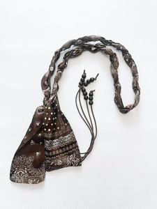 <span class=keywords><strong>Ceinture</strong></span> <span class=keywords><strong>tressée</strong></span> vintage bohème personnalisée pour <span class=keywords><strong>femme</strong></span> avec perles et pompons, accessoires pour robes et pantalons - Product Image 6