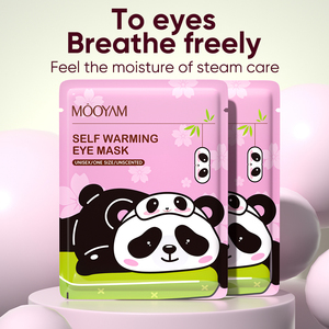 Mascarilla <span class=keywords><strong>para</strong></span> el Cuidado <span class=keywords><strong>de</strong></span> los Ojos MOOYAM <span class=keywords><strong>Panda</strong></span>, Promueve la Circulación Sanguínea, Alivia la Fatiga, Relaja la Piel <span class=keywords><strong>de</strong></span> los Ojos y Ayuda a <span class=keywords><strong>Dormir</strong></span>, Autocalentable - Product Image 2