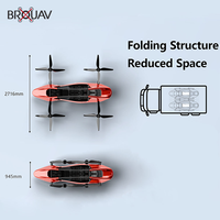 Drone intelligent télécommandé BROUAV, vélo aérien eVTOL, voiture volante