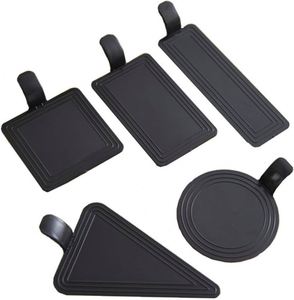 Factory Wholesale Good Quality Black Gold Sliver <b>Small</b> Cake Boards Triangle Round Square Tray Plastic Mini Cake Base - Product Image 1