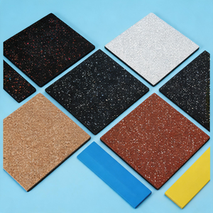 Tappetino da Palestra <span class=keywords><strong>Udine</strong></span> RunSure Durevole ad Alta Densità, Pieghevole, Lavabile, Antiscivolo, Resistente all'Acqua, Piastrelle in Gomma per Palestre e Centri Fitness - Product Image 4
