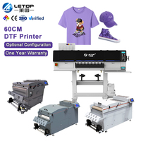 Impresora de Inyección de Tinta Automática LETOP I3200-A1, Mini Plotter de Tinta DTF para Camisetas, Resolución de 600dpi, Película PET, Nueva Condición, 1 Año de Garantía