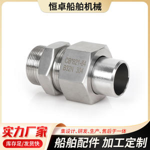 High Quality Type B Stainless Steel Screw-In Flat Shoulder Tapered Threaded <b>Pipe</b> Fittings Wholesale Parts & Accessories - Product Image 2