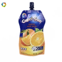 Sachets souples à bec verseur de haute qualité pour liquides, sacs d'emballage plastique personnalisés pour gelée