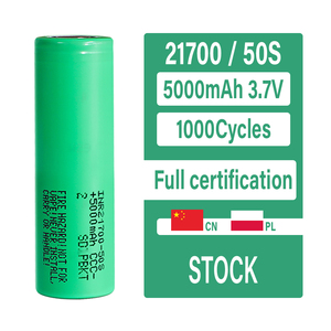 INR21700-50s充電式リチウム電池5000mAh 45A放電容量電動自転車と電動スクーター用オリジナル - Product Image 1