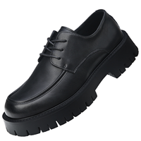 Chaussures de ville de luxe en cuir microfibre pour hommes, style mocassins, vente en gros directe usine