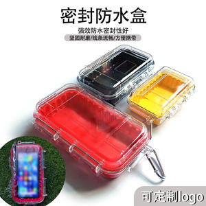 Boîte de rangement transparente et étanche pour outils EDC d'extérieur, avec design antichoc à dos souple et poignée rigide - Product Image 5