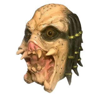 <span class=keywords><strong>Maschera</strong></span> in Latex di Halloween <span class=keywords><strong>Horror</strong></span> Alien Vs Predator <span class=keywords><strong>con</strong></span> Denti Affilati, Modello OEM HM-09C per 18+ Anni - Product Image 4