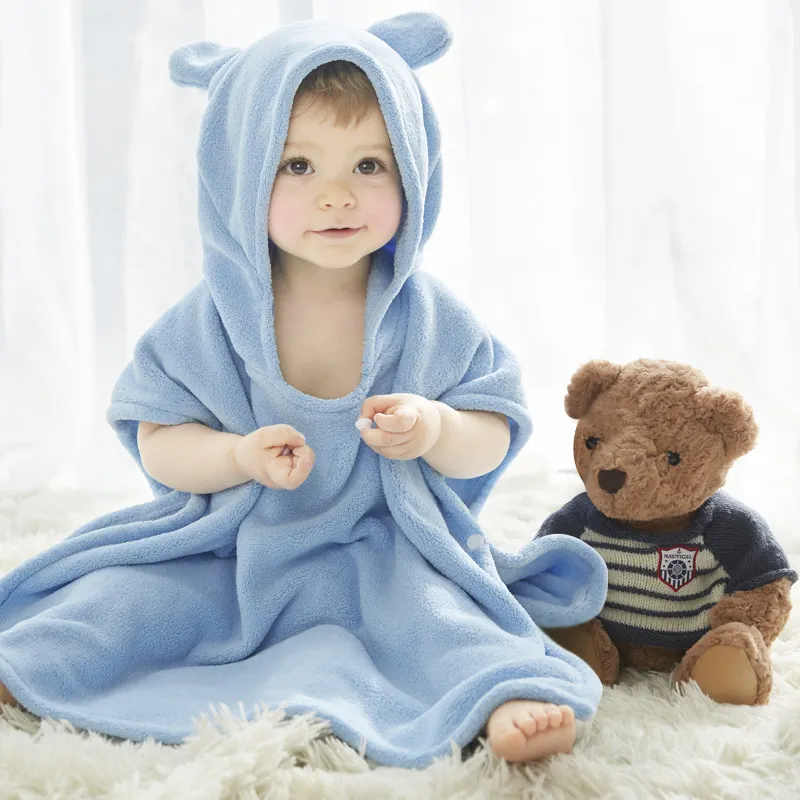 סיטונאי ילדי דמות מצוירת תינוק מגבת ברדס ברדס חלוק רחצה תינוק ברדס מגבת