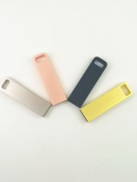 Logo Kustom Baru Kecepatan Tinggi Metal 64GB/128GB Hadiah Promosi Premium Flashdisk Transparan USB 3.0 Garansi 1 Tahun