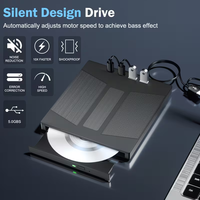 Nieuwe externe DVD-brander 7-in-1 USB 3.0 & Type-C draagbare CD/DVD-drive 24x CD 8x DVD-brander voor laptop desktop pc Mac