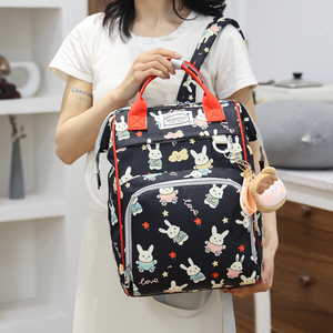 Thời trang in thiết kế mới công suất lớn bé tã Túi tùy chỉnh mẹ Oxford không thấm nước xác ướp Ba lô - Product Image 5