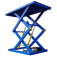 Table élévatrice hydraulique à ciseaux pour automobile, capacité 1500 kg, hauteur de levage 1-5 m
