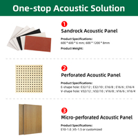 Revêtement mural pour décoration intérieure de bureau, panneau insonorisant de grande taille, solutions acoustiques, panneau acoustique en bois écologique