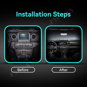 ZWNAV Digital Cluster Car Radio para Jeep Wrangler JL Gladiator 2018-2024 instrumento de tablero medidor de velocidad pantalla Carplay FM AM - Product Image 3