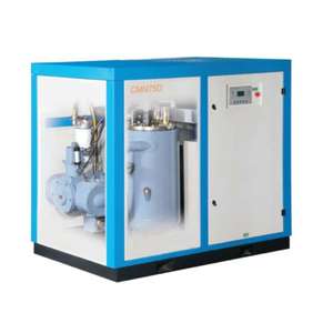 High Efficiency Oil-Free 20-40 bar High Pressure Two-Stage Screw Air Compressor PM VSD for <b>Water</b>/Beverage Bottle Blowing New - Product Image 1