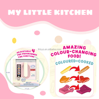 Jouets chanceux semblant jouer appareils ménagers jouets enfants cuisine jouet friteuse à Air écran tactile lumière et son pour les enfants