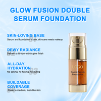 Fond de Teint et Sérum Liquide 2-en-1 en Gros, Ratio de Mélange Personnalisable, Couvrance Modulable, Hydratant, Longue Tenue