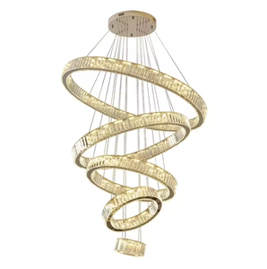 Gran oferta de luces colgantes, candelabro largo moderno, Loft, apartamento, escalera, transformador, candelabros de cristal - Product Image 1