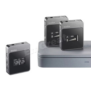 GODOX movelink 2.5g เครื่องส่งสัญญาณไมโครโฟน/ตัวรับสัญญาณไมโครโฟนไร้สาย lavalier <span class=keywords><strong>MIC</strong></span> สำหรับโทรศัพท์ & DSLR กับ comica boomx <span class=keywords><strong>synco</strong></span> - Product Image 2