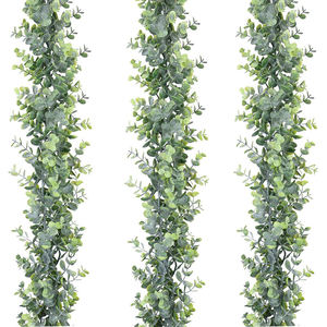 Fabricants en gros artificielle feuille de <span class=keywords><strong>lierre</strong></span> plante verdure eucalyptus vigne 1.8 M Ins eucalyptus guirlande suspendue <span class=keywords><strong>fausse</strong></span> suspension - Product Image 1