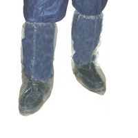 Couvre-chaussures de sécurité en plastique bleu imperméable anti-dérapant jetable pour le ménage/extérieur/hôtel/saison des pluies