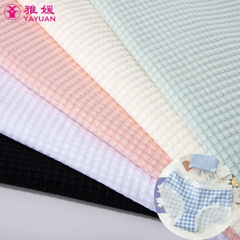 China Factory Stretch Breathable 88 Polyester 12 Spandex Briefs Bras Underwear Swimwear Knit Fabric Polyester Spandex Fabric