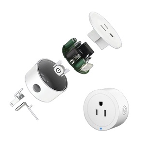 Prise intelligente WiFi, prise américaine, télécommande, Alexa, Google Assistant, fonction minuterie, ABS+PC, ignifuge, prise intelligente pour la maison - Product Image 3