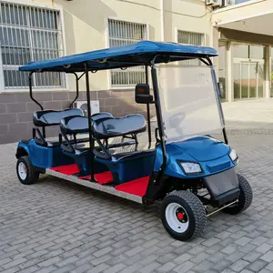 Hochwertiges EV 4+2 Sitze Design elektrischer Lieferant für Elektro-Golfwagen Lithiumbatterie in China hergestellt
