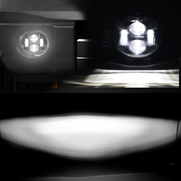 Nouvelle Version 4.5 pouces 80W LED antibrouillard étanche avec coque de lampe pour 2002-2008 Dodge Ram 1500 et 2003-2009 Dodge Ram 2500 3500