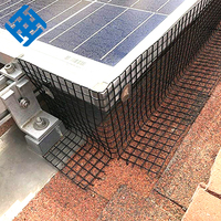 Grillage soudé enduit de PVC, barrière anti-oiseaux et répulsif pour rats pour la protection des panneaux solaires, mailles carrées solides